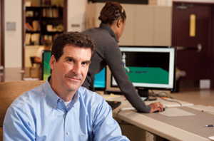 Steven Stanhope with research assistant in background