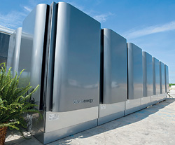 Bloom Energy fuel cells on site