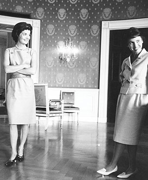 Lorraine Waxman Pearch WPAMC'58 with Jacqueline Kennedy