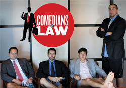 Kevin Israel with Comedians at Law