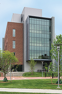 Outside of interdisciplinary science and engineering laboratory.