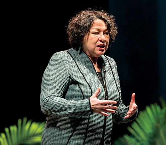 Sotomayor speaking on UD campus