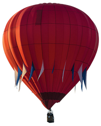 Class in hot air balloon