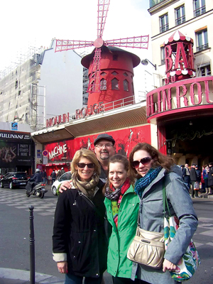 alumni in at the Moulin Rouge