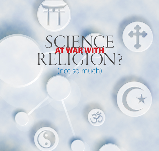 Headline: Science at war with religion? Not so much