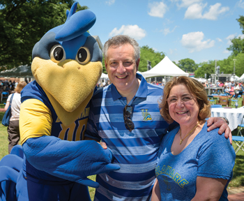 President Dennis Assanis and wife, Eleni with YoUDee