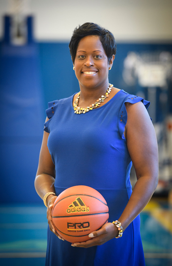 Natasha Adair, UD's new women's basketball coach