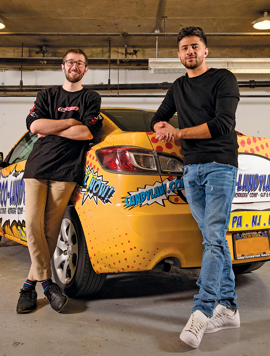 Photo of Star and Nagaswami in front of a car