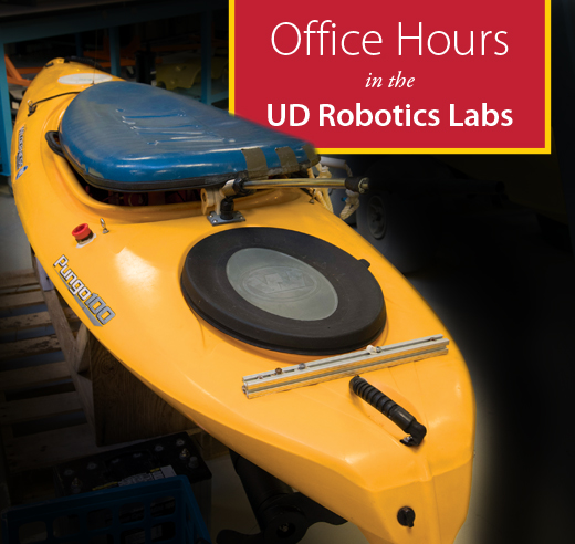 Title: Office hours in the UD Robotics lab